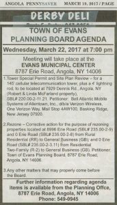 Evans Erie Road Rezoning